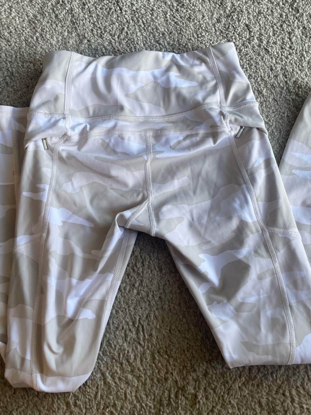 Athleta Neutral Camo Performance Leggings